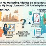 Can My Marketing Address Be in Karnataka While My Drug Licence and GST Are in Hyderabad? Can-My-Marketing-Address-Be-in-Karnataka-While-My-Drug-Licence-and-GST-Are-in-Hyderabad