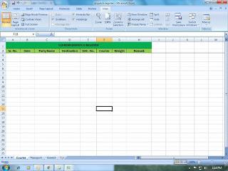 Letter Dispatch Register Format In Excel Free Download